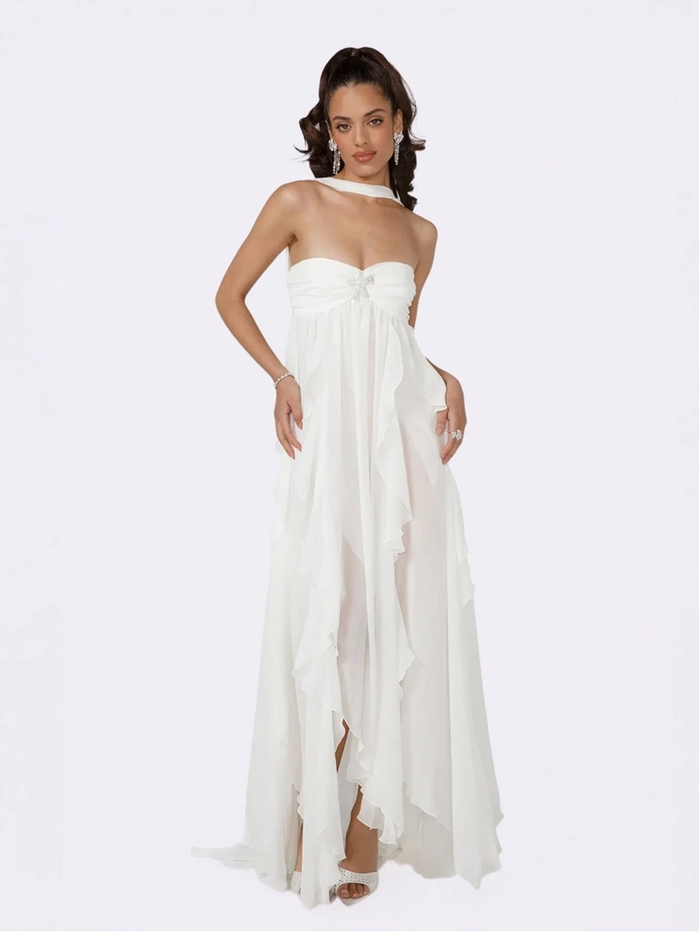 Nana Jacqueline Mariah Dress in White